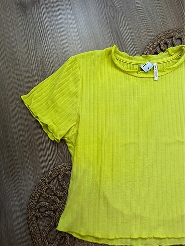 Koton Neon sarı crop