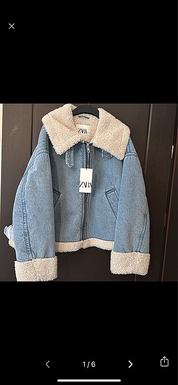 Zara kot peluş mont
