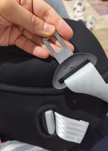 Cybex Siyah Bebek Oto Koltuğu ön desteği - Görsel 6