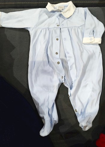 Princess baby Düğmeli Mavi Bebek Tulum - Görsel 2