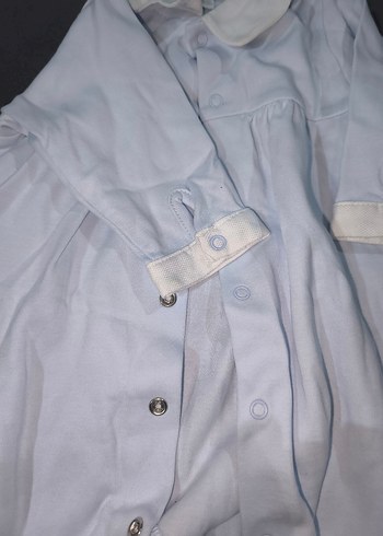 Princess baby Düğmeli Mavi Bebek Tulum - Görsel 7