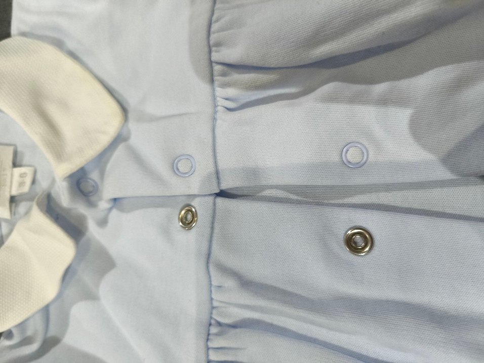 Princess baby Düğmeli Mavi Bebek Tulum - Görsel 4