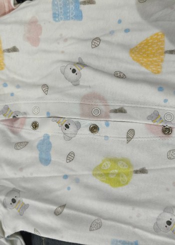 kitikate Uzun Kollu Pamuk Organik Bebek Tulum - Görsel 2