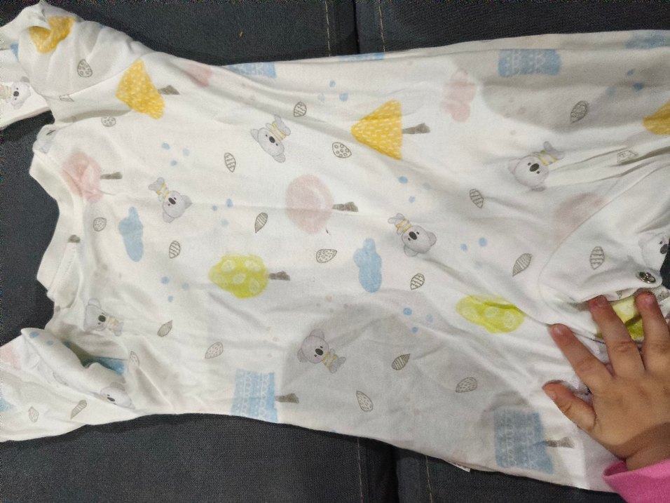 kitikate Uzun Kollu Pamuk Organik Bebek Tulum - Görsel 4