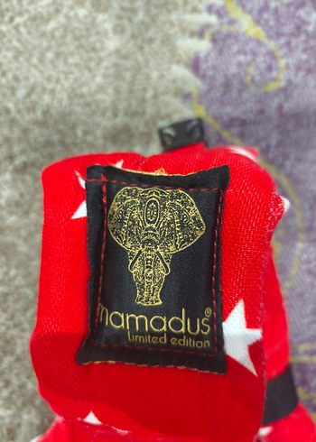 MamadusBaby Kırmızı Yıldızlı Ergonomik Kanguru - Görsel 4