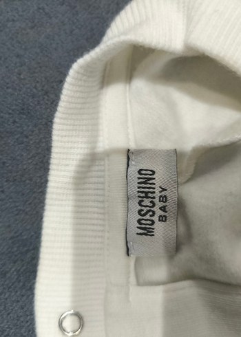 Bebek Erkek siyah beyaz peace Desenli tulum - Görsel 4