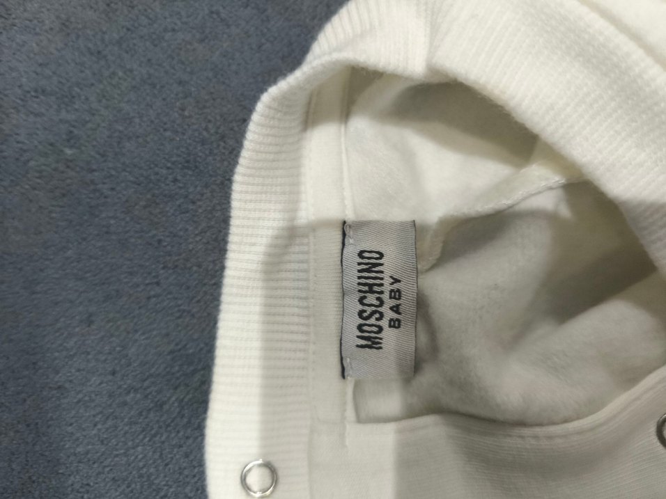 Bebek Erkek siyah beyaz peace Desenli tulum - Görsel 4