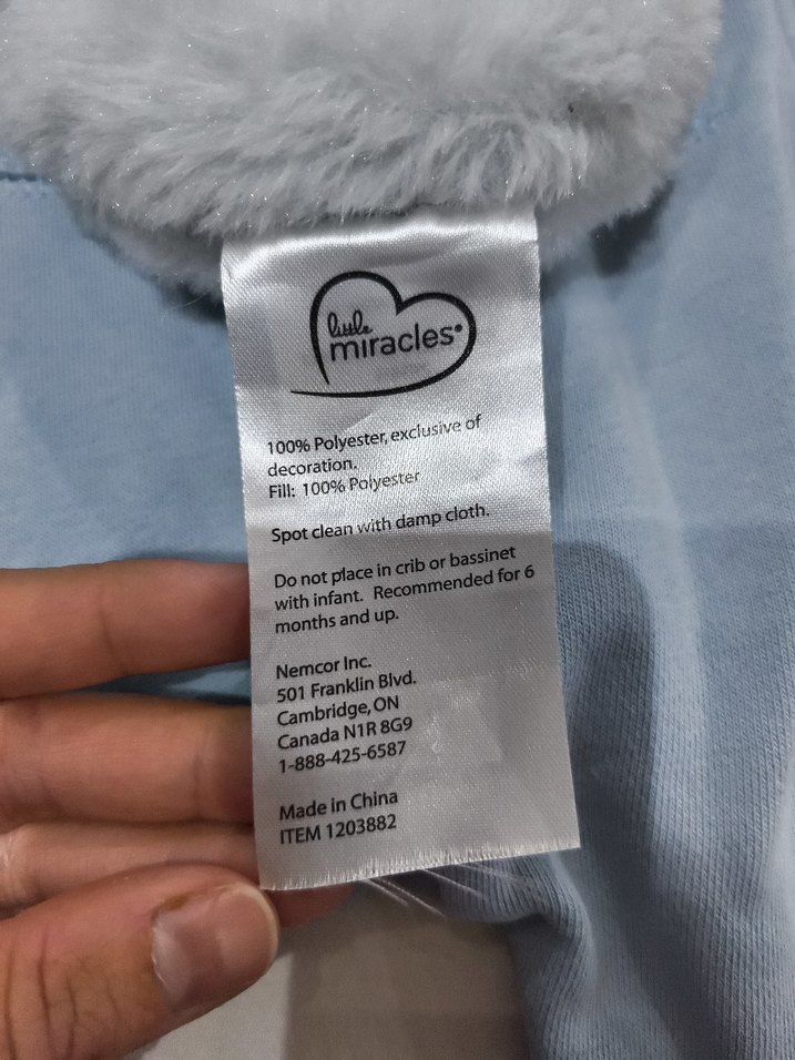 Gri Fil Figürlü Peluş çıngırak - Görsel 4