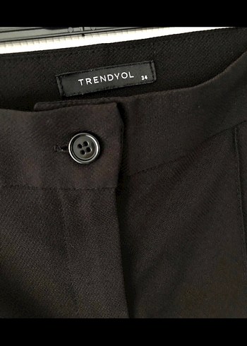 Trendyol & Milla Kadın Siyah Kumaş Pantolon