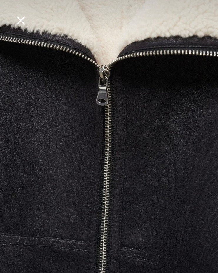 Kürk detaylı Mango Mont - Görsel 5