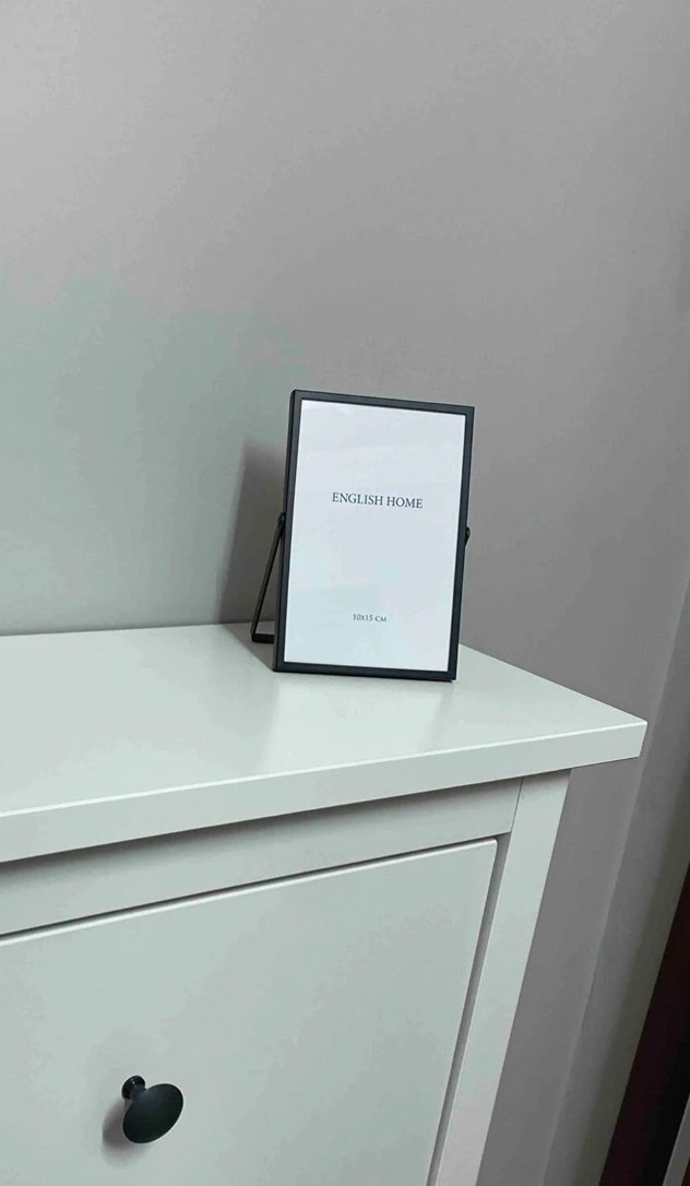 Siyah Metal Çerçeve ENGLISHHOME - Görsel 4
