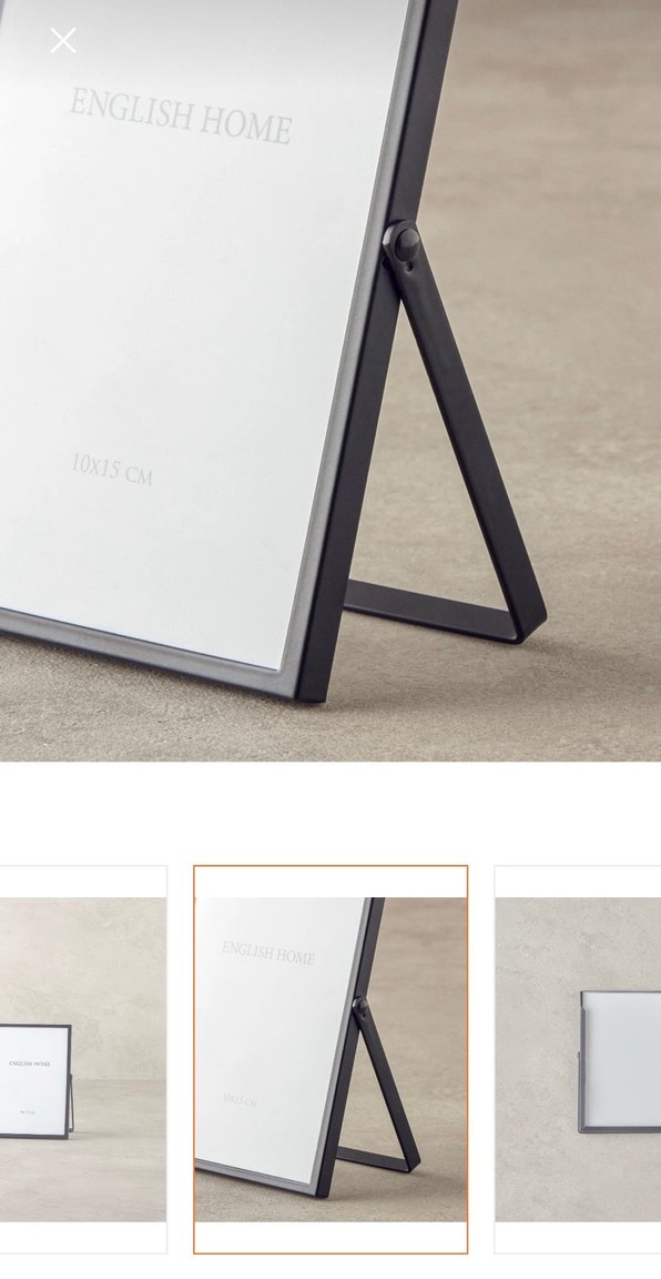 Siyah Metal Çerçeve ENGLISHHOME - Görsel 2