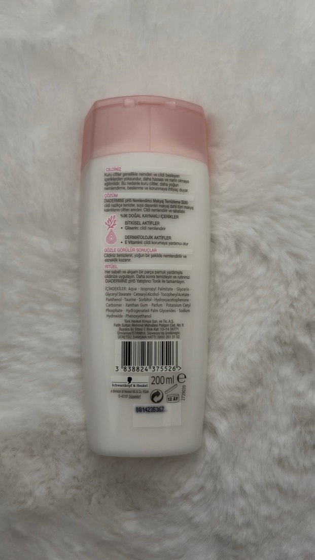 Diadermine Makyaj Temizleme Sütü 200ml - Görsel 2