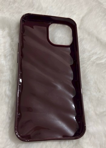 iPhone 15 bordo telefon kılıfı - Görsel 4