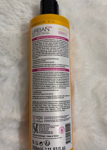 Urban Care Brezilya Keratin Saç Bakım Şampuanı 350ml - Görsel 2