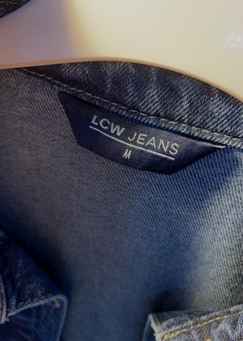 m Beden mavi Renk Kadın Mavi Denim Düğmeli ceket