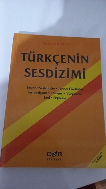 Ömer Demircan Türkçenin Sesdizimi