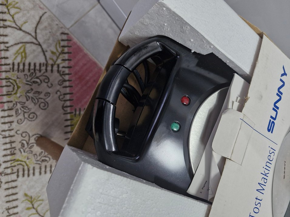 Sunny Atmaca Siyah Tost Makinesi - Görsel 2