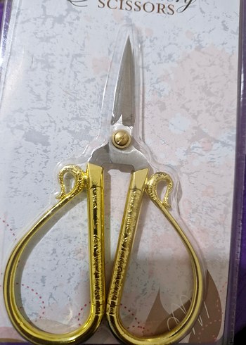 Altın Renkli Parlak nakış makası - Görsel 2