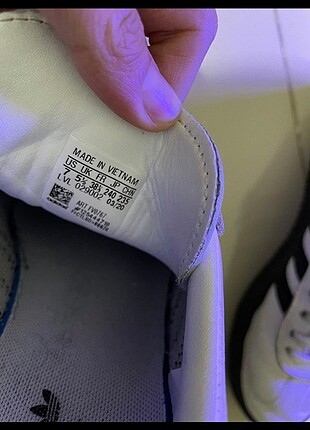 38,5 Beden beyaz Renk Adidas samba