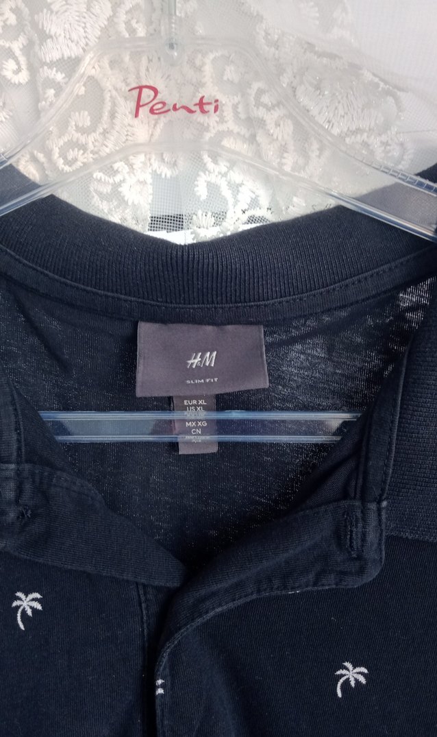 Erkek Lacivert Polo Tişört, Kısa Kollu, Baskılı - Görsel 4