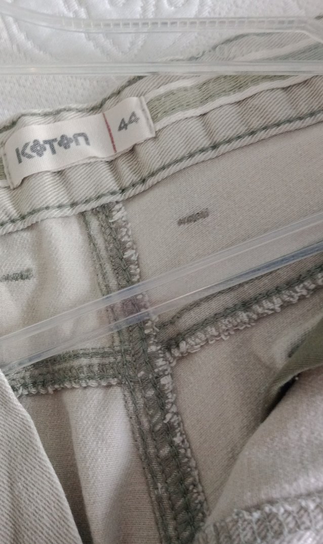 Bej Erkek Keten Mini Şort - Görsel 5