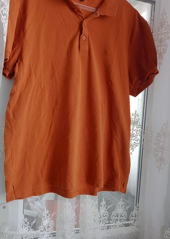 Erkek turuncu Kısa Kollu Polo Tişört - Görsel 2