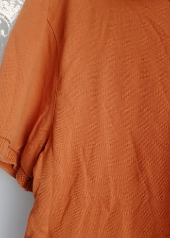 Erkek turuncu Kısa Kollu Polo Tişört - Görsel 3