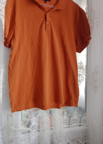 Erkek turuncu Kısa Kollu Polo Tişört - Görsel 6