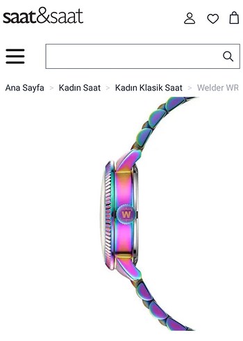 Welder Welder WR Parlak Çok Renkli Kadın Kol Saati