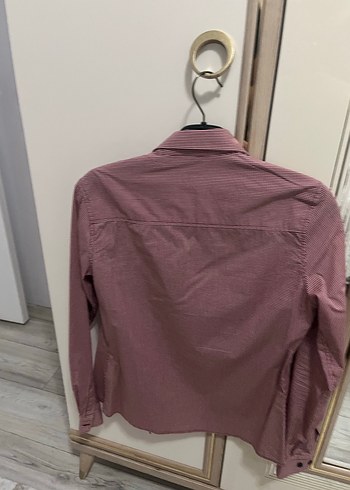 U.S Polo Assn. Bordo Düğmeli Uzun Kollu Kadın Gömlek us Polo