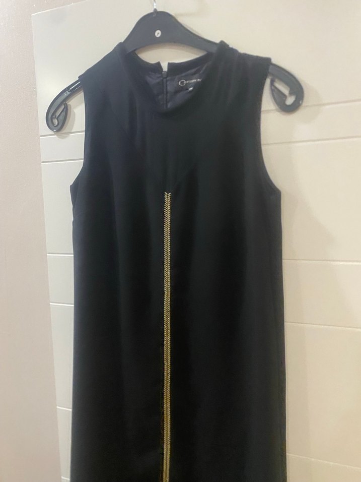 Siyah mini elbise - Görsel 2