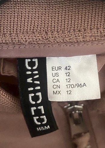 Pembe Midi Kadın Ceket Fermuarlı - Görsel 4