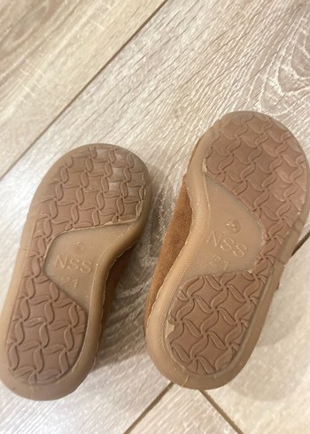 Kahverengi Süet Erkek Bebek İlk Adım Ayakkabısı - Görsel 5