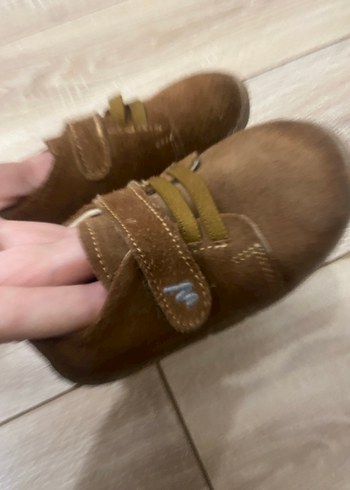 Kahverengi Süet Erkek Bebek İlk Adım Ayakkabısı - Görsel 3