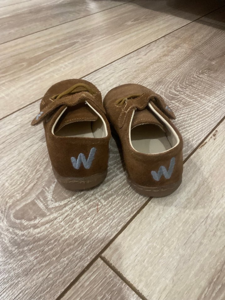 Kahverengi Süet Erkek Bebek İlk Adım Ayakkabısı - Görsel 2