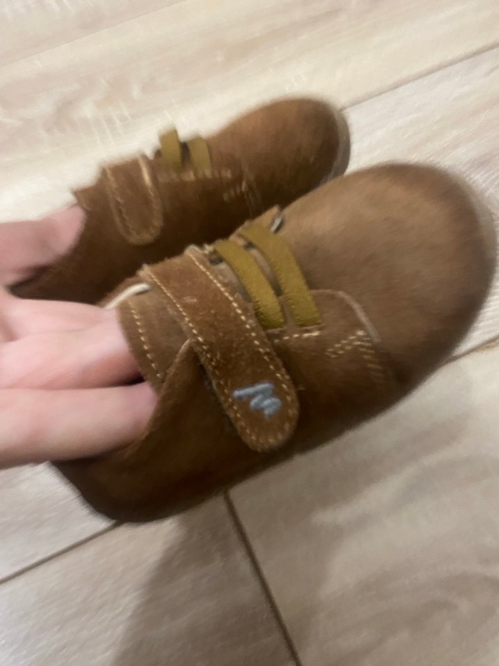 Kahverengi Süet Erkek Bebek İlk Adım Ayakkabısı - Görsel 3