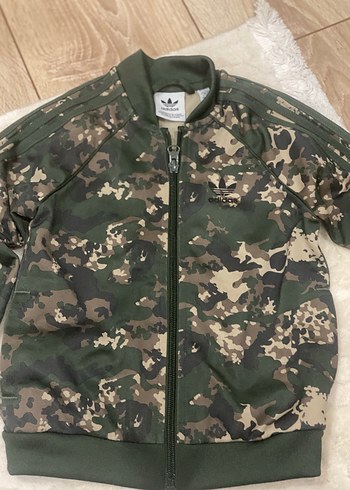 Erkek Kamuflaj Fermuarlı Adidas Ceket - Görsel 2