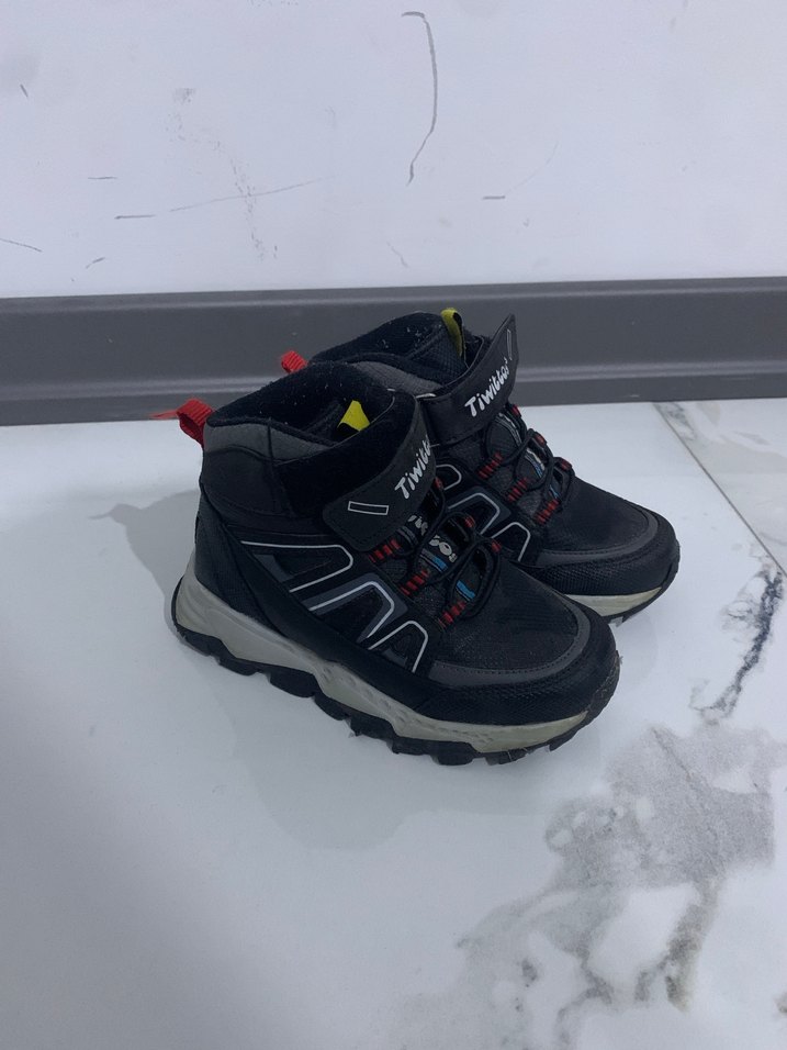 Erkek Çocuk Siyah Velcro Spor Bot - Görsel 4