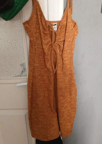 Kahverengi elbise - Görsel 7