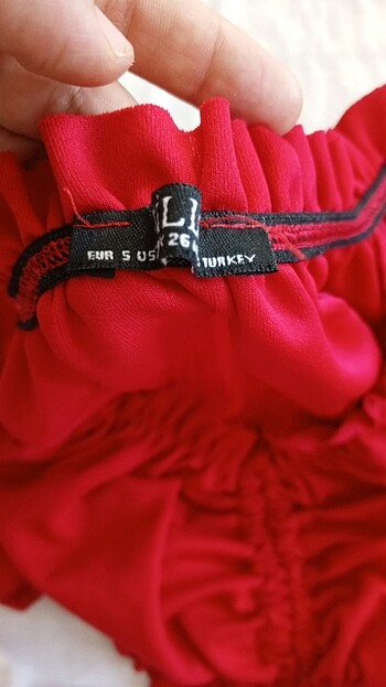 Kırmızı bluz - Görsel 5