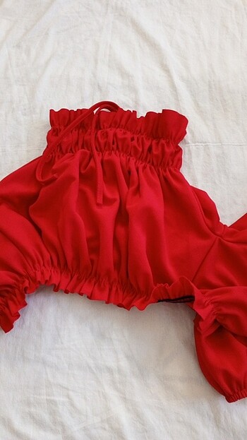 Kırmızı bluz - Görsel 6