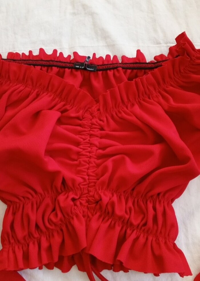 Kırmızı bluz - Görsel 2