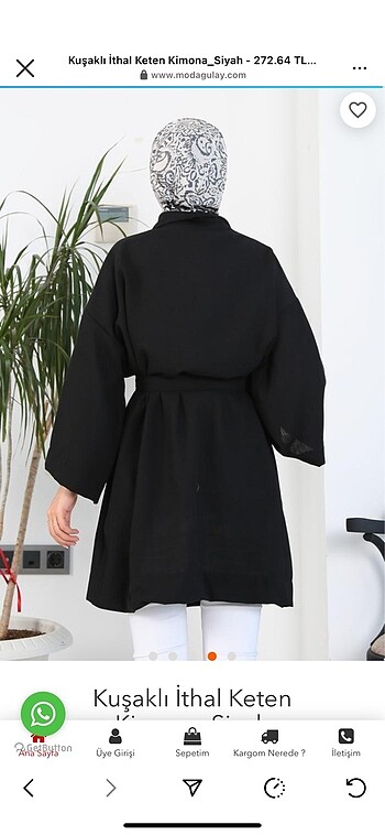 Diğer Keten kimono