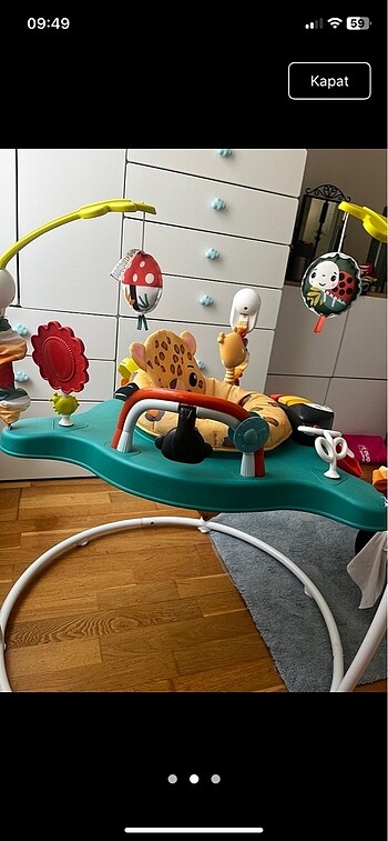 Fisher Price Tertemiz fisherprice hoppala leopar jumperoo