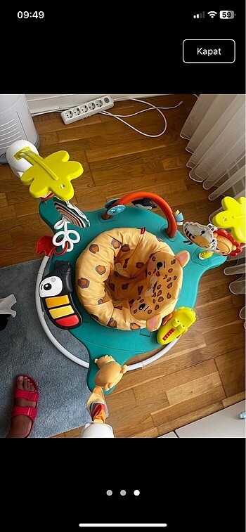 Beden Tertemiz fisherprice hoppala leopar jumperoo