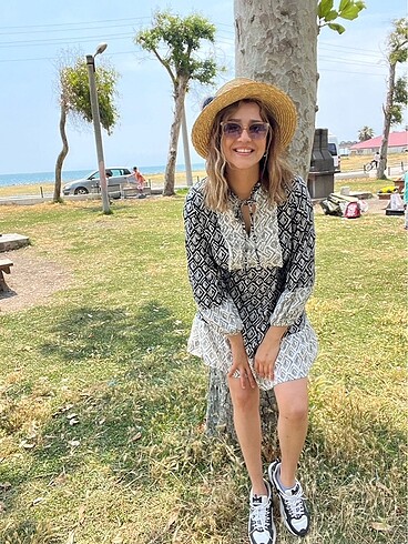 Zara etiketli elbise - Görsel 2