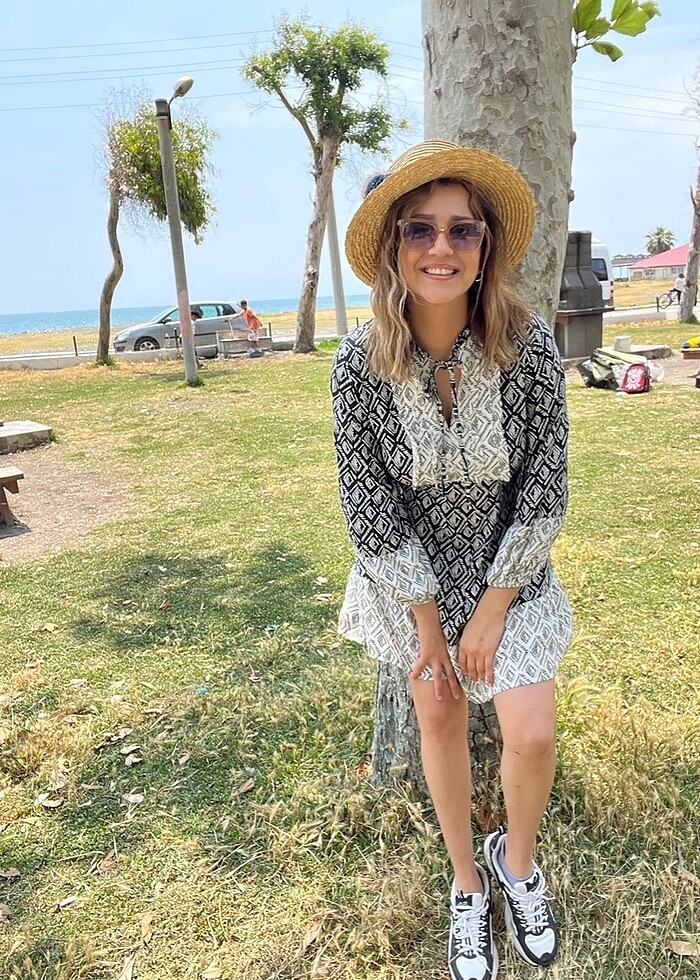 Zara etiketli elbise - Görsel 2