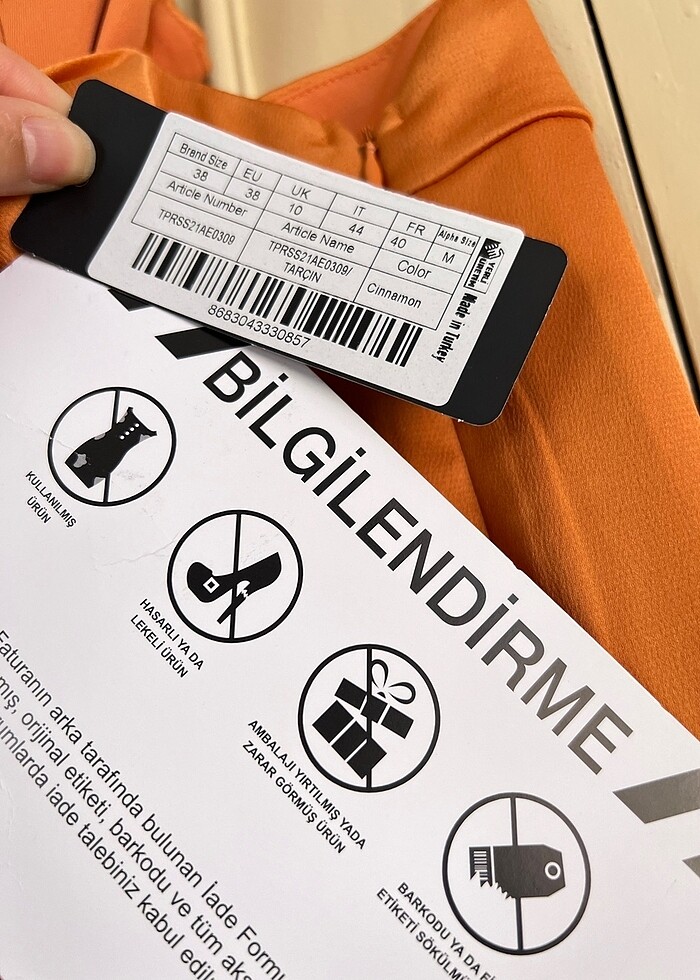 Hiç giyilmedi milla elbise - Görsel 5