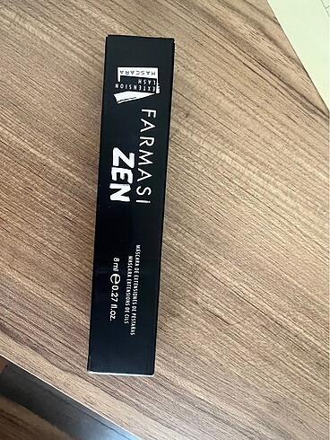 Zen maskara ürün görüldüğü üzere sıfır